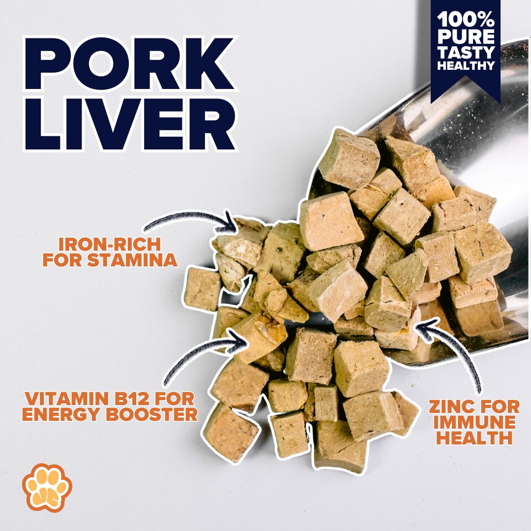 Pure Freeze-Dried Pork Liver (100g)
