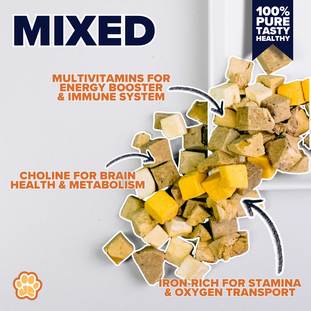 Pure Freeze-Dried Mixed (100g)